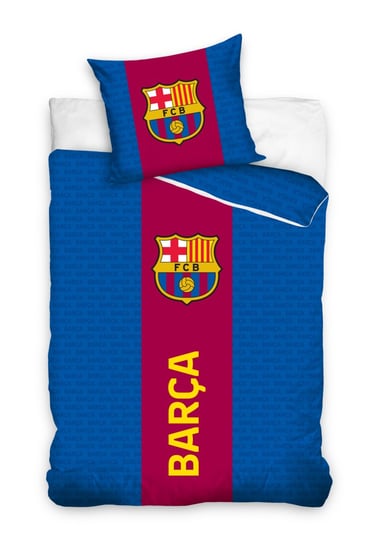 Pościel Piłkarska Fc Barcelona 160X200 Herb Klubowa Carbotex