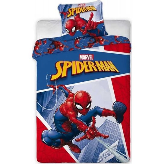 Pościel Spiderman Dwustronna 140X200 + 63X63 Marvel