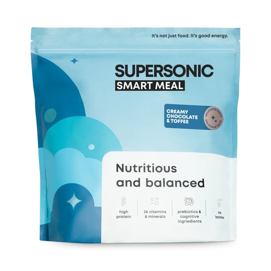 Posiłek SUPERSONIC Smart Meal WPC Zamiennik Posiłku w Proszku Czekolada Toffie Supersonic