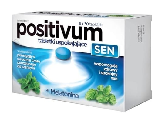 Positivum Sen, Aflofarm, Suplement diety, 180 tabletek Aflofarm