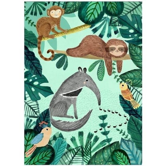 Poster Anteater And Sloth 70 X 50 Cm Petit Monkey Matchstick Monkey