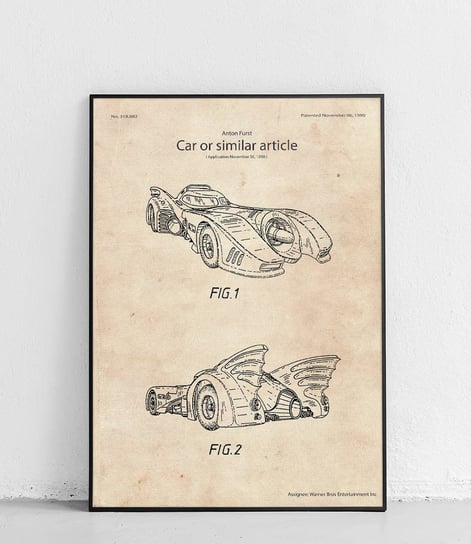 Poster Polytechnic, Batmobile 2 - plakat Poster Polytechnic