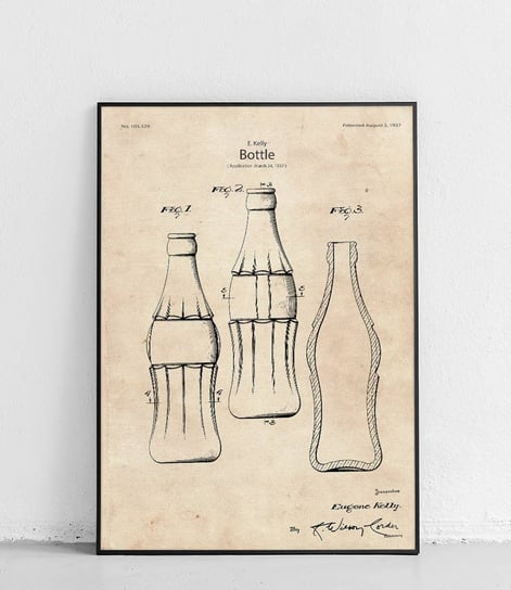 Poster Polytechnic, Coca Cola butelka - plakat Poster Polytechnic