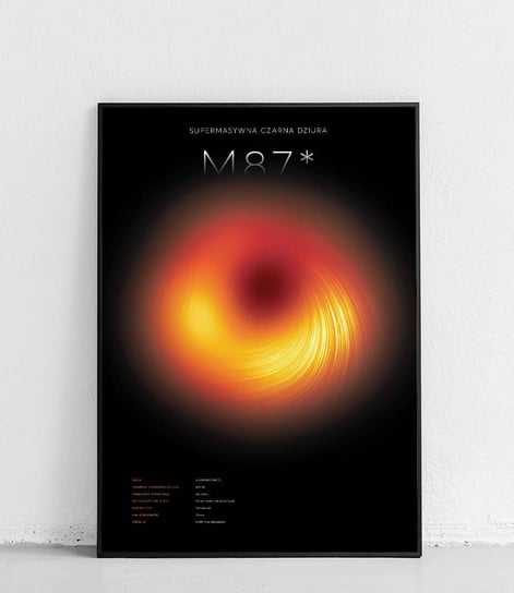 Poster Polytechnic, Czarna dziura M87* - plakat Poster Polytechnic