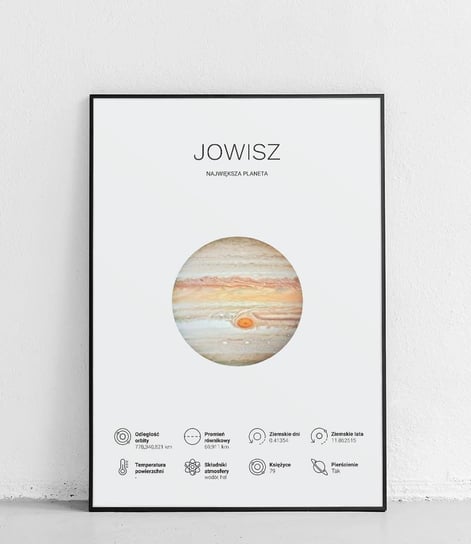 Poster Polytechnic, Jowisz 2 - Planety Układu Słonecznego - plakat Poster Polytechnic