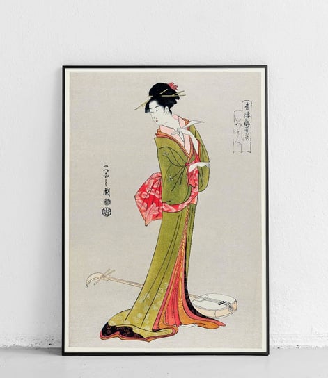 Poster Polytechnic, Kobieta w kimono - plakat Poster Polytechnic