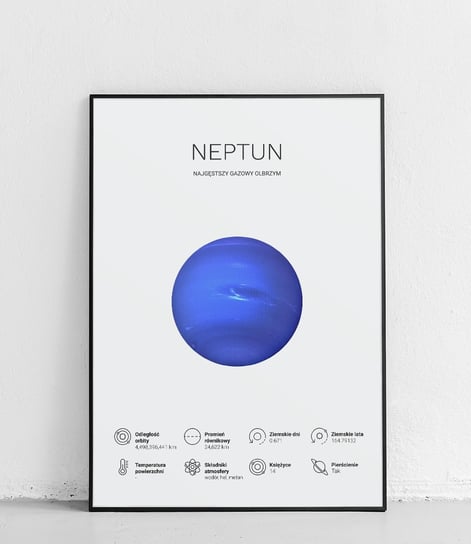Poster Polytechnic, Neptun 2 - Planety Układu Słonecznego - plakat Poster Polytechnic