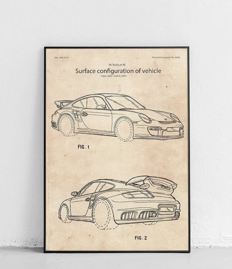 Poster Polytechnic, Porsche GT2 - plakat Poster Polytechnic