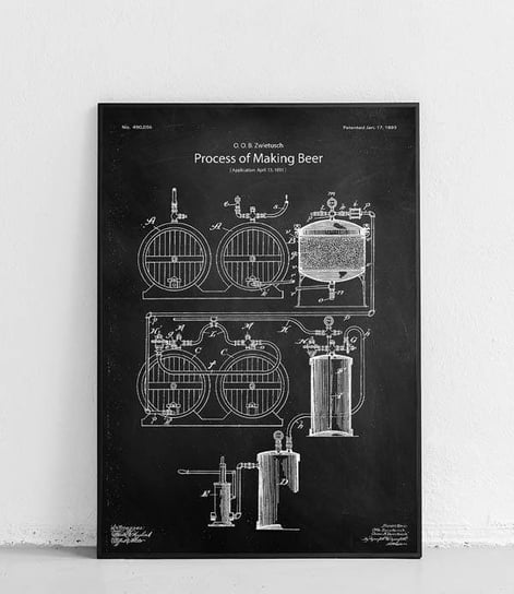 Poster Polytechnic, Proces warzenia piwa - plakat Poster Polytechnic