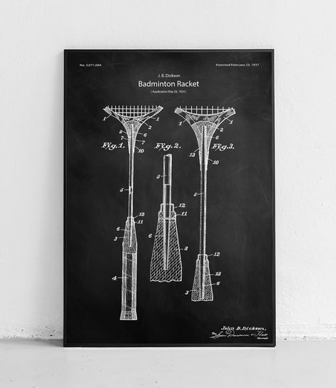 Poster Polytechnic, Rakietka do badmintona plakat - plakat Poster Polytechnic