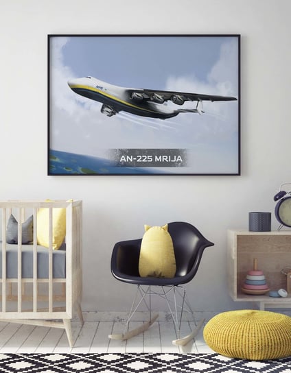 Poster Polytechnic, Samolot Antonow An-225 Mrija - plakat Poster Polytechnic