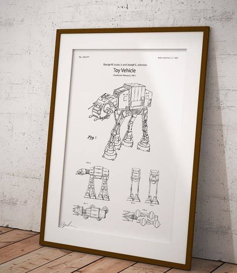 Poster Polytechnic, Star Wars AT-AT - plakat Poster Polytechnic
