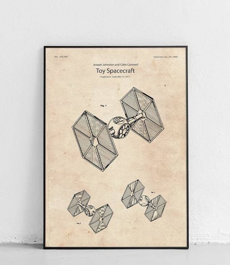 Poster Polytechnic, Star Wars Tie Fighter - plakat Poster Polytechnic