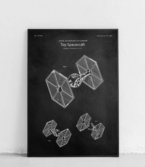 Poster Polytechnic, Star Wars Tie Fighter - plakat Poster Polytechnic