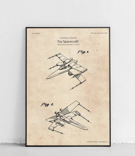 Poster Polytechnic, Star Wars X-wing - plakat Poster Polytechnic