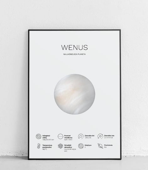 Poster Polytechnic, Wenus 2 - Planety Układu Słonecznego - plakat Poster Polytechnic