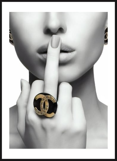Poster Story, Plakat, Biżuteria Chanel, wymiary 21 x 30 cm posterstory.pl