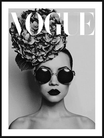 Poster Story, Plakat, Dziewczyna Vogue, wymiary 21 x 30 cm posterstory.pl