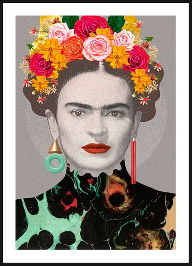 Poster Story, Plakat, Elegancka Frida Kahlo, wymiary 60 x 84 cm posterstory.pl