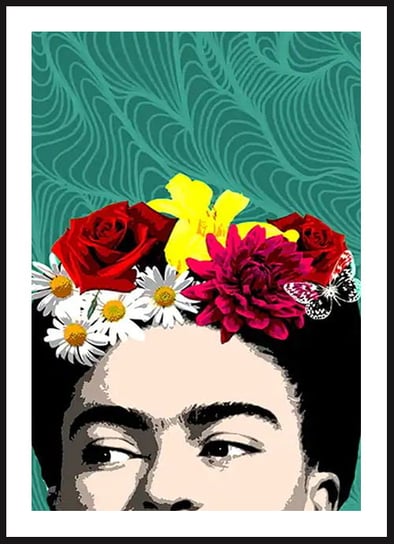 Poster Story, Plakat, Frida Kahlo Retro, wymiary 30 x 42 cm posterstory.pl