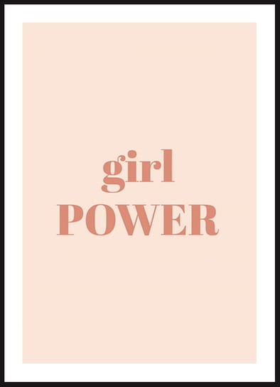 Poster Story, Plakat, Girl Power, wymiary 30 x 42 cm posterstory.pl