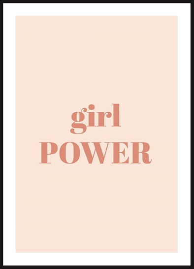 Poster Story, Plakat, Girl Power, wymiary 50 x 70 cm posterstory.pl