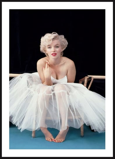 Poster Story, Plakat, Marilyn Monroe Baletnica w Kolorze, wymiary 21 x 30 cm posterstory.pl