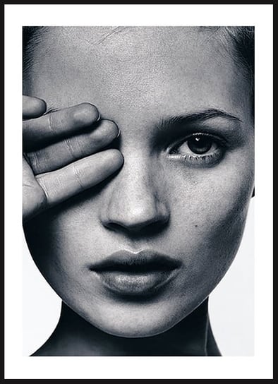 Poster Story, Plakat, Portret Kate Moss, wymiary 21 x 30 cm posterstory.pl