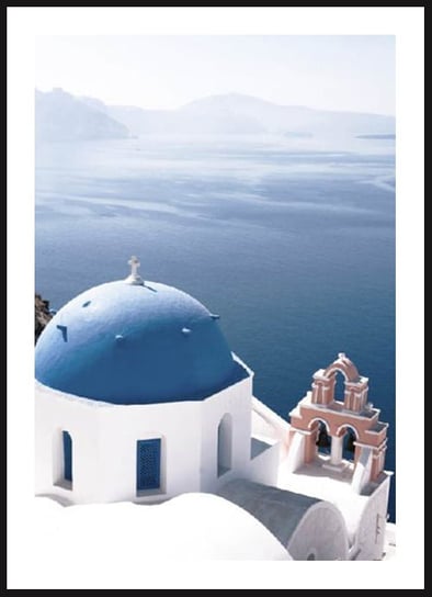 Poster Story, Plakat, Santorini, wymiary 30 x 42 cm posterstory.pl