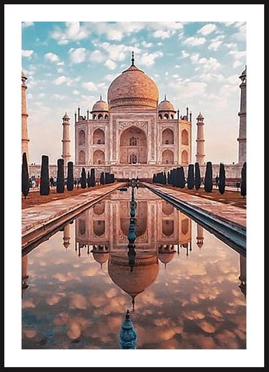 Poster Story, Plakat, The Taj Mahal w Indiach, wymiary 30 x 42 cm posterstory.pl