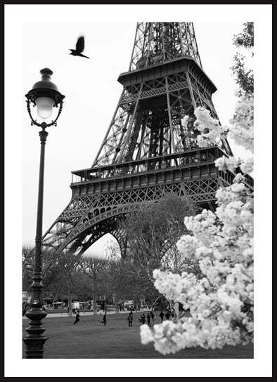Poster Story, Plakat, Wieża Eiffla w Paryżu, wymiary 21 x 30 cm posterstory.pl