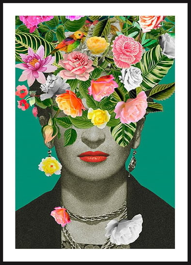 Poster Story, Plakat, Wiosenna Frida Kahlo, wymiary 21 x 30 cm posterstory.pl
