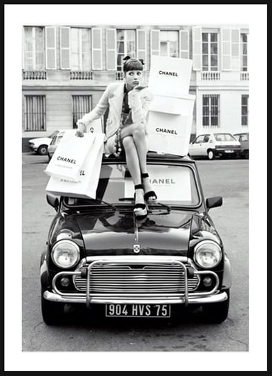 Poster Story, Plakat, Zakupy Chanel, wymiary 21 x 30 cm posterstory.pl