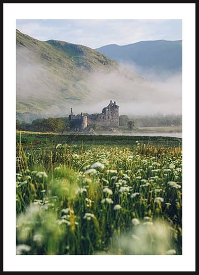 Poster Story, Plakat, Zamek w Szkocji, wymiary 30 x 42 cm posterstory.pl