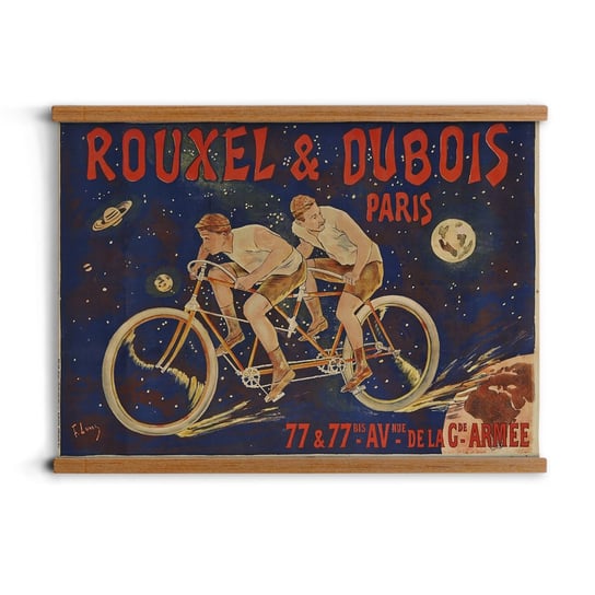 poster z ramką A2 Rower Rouxel & Dubois dekoracja, ArtprintCave ArtPrintCave