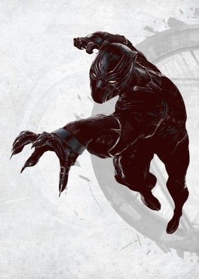 Posterplate, plakat Black Panther - Civil War United We Stand Posterplate Global