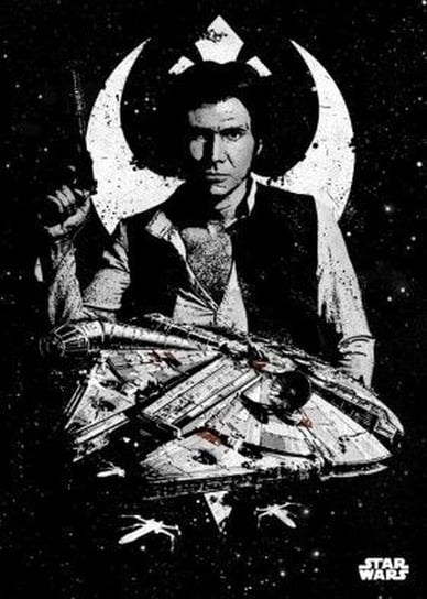 Posterplate, plakat Capitan Solo - Star Wars Pilots Posterplate Global