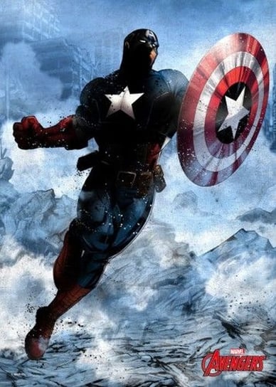 Posterplate, plakat Captain America - Marvel Dark Edition Posterplate Global