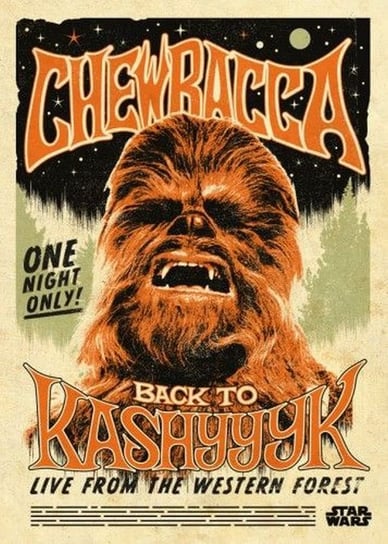 Posterplate, plakat Chewbacca - Star Wars Legends Posterplate Global