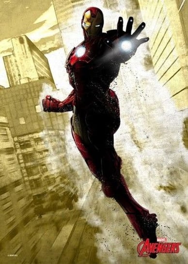 Posterplate, plakat Iron Man - Marvel Dark Edition Posterplate Global
