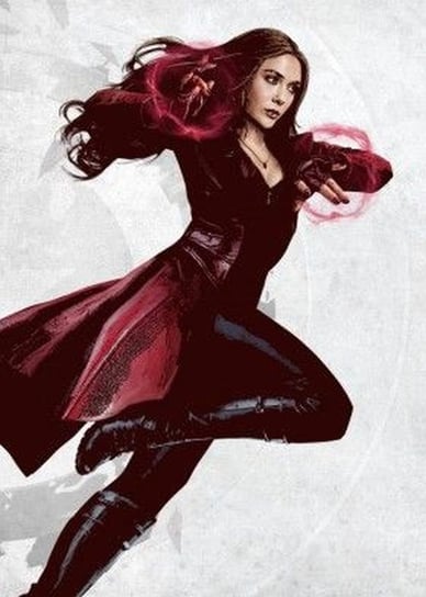 Posterplate, plakat Scarlet Witch - Civil War United We Stand Posterplate Global