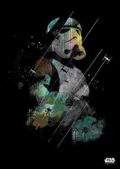 Posterplate, plakat Stormtrooper - Rogue One Jammed Transmission Posterplate Global