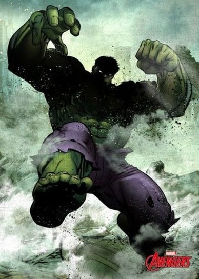 Posterplate, plakat The Hulk - Marvel Dark Edition Posterplate Global