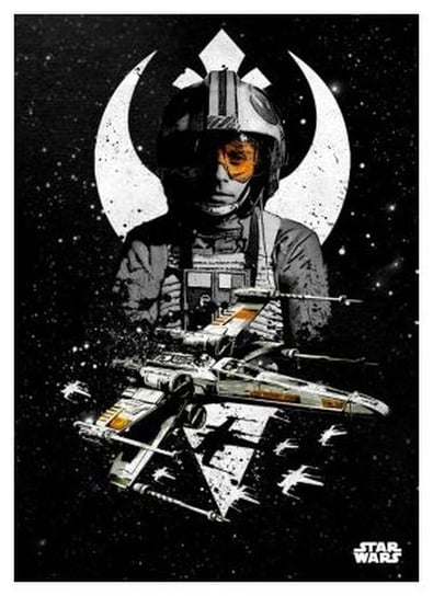 Posterplate, plakat X-Wing - Star Wars Pilots Posterplate Global