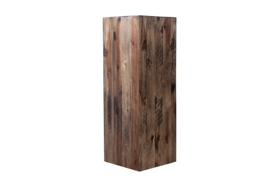 Postument, kolumna dekoracyjna Honey Dark drewno akacjowe 75cm (Z36442) INTERIOR
