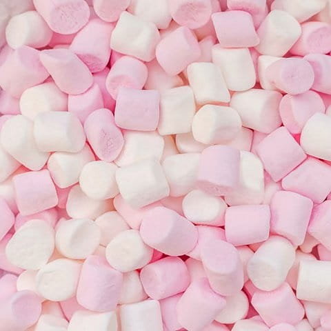 Posypka Mini Pianki Marshmallow Biało-Różowe 70 G/12 Mm Cake Land