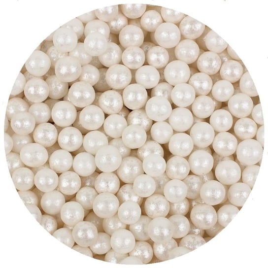 POSYPKA PEREŁKI CUKROWE białe perłowe 4mm 25g Inna marka