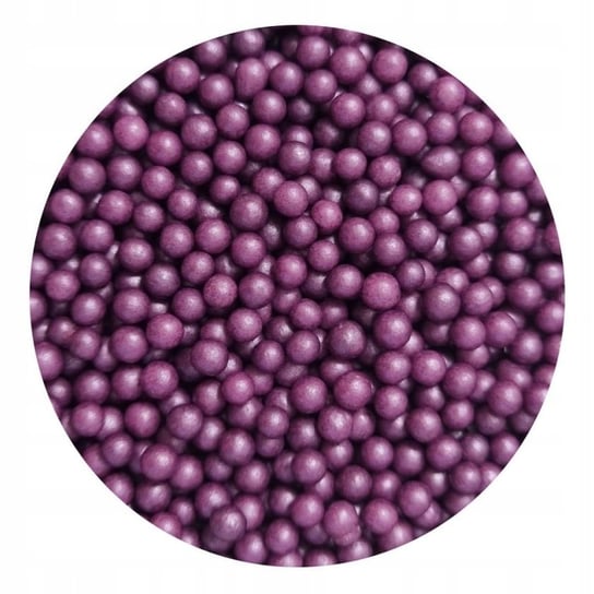 POSYPKA PEREŁKI CUKROWE fioletowe ciemne perłowe 4mm 25g Inna marka