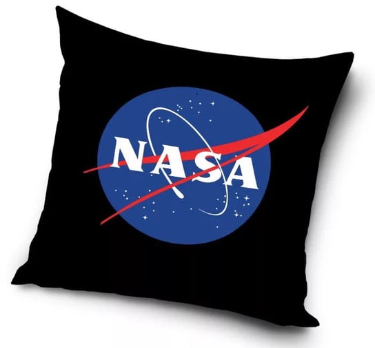 Poszewka 40x40cm NASA logo black ABC