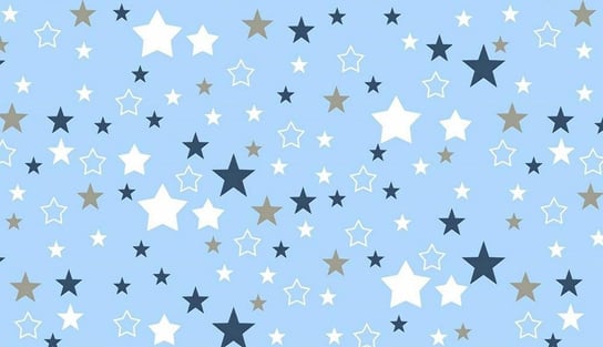 Poszewka 40x60 gwiazdki niebieska Kids inna (Inny)